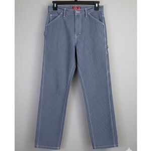 DICKIES STRIPED STREETWEAR WORKWEAR UTILITY CARGO PANTS SIZE 3/26